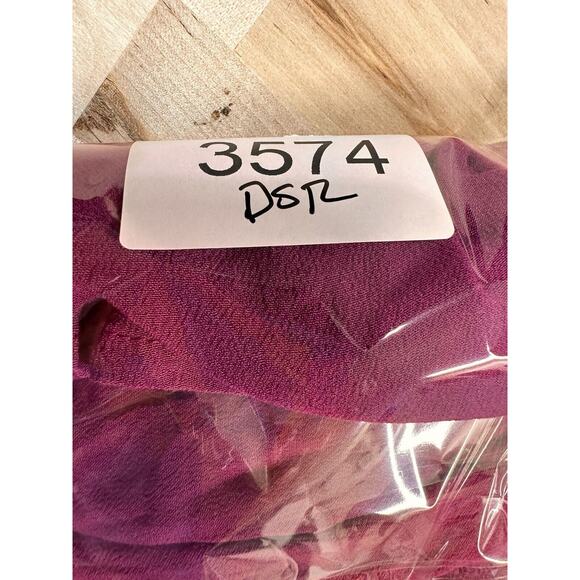 Old Navy Wrap Dress 3X Flutter Sleeve Midi Pink Stretch Barbiecore - Picture 7 of 7